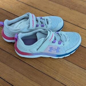 Under Armour Kids' Sneakers in Gray and Pink